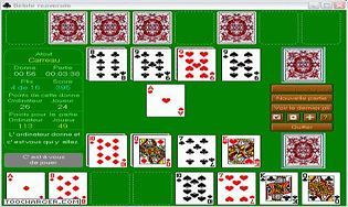, belote renversée est une variante du jeu de belote traditionnel